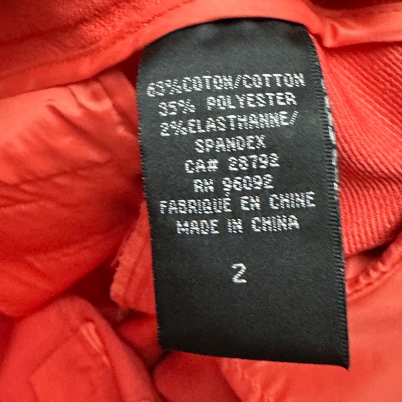 Dalia Collection Bold Red Capris - Picture 5 of 6